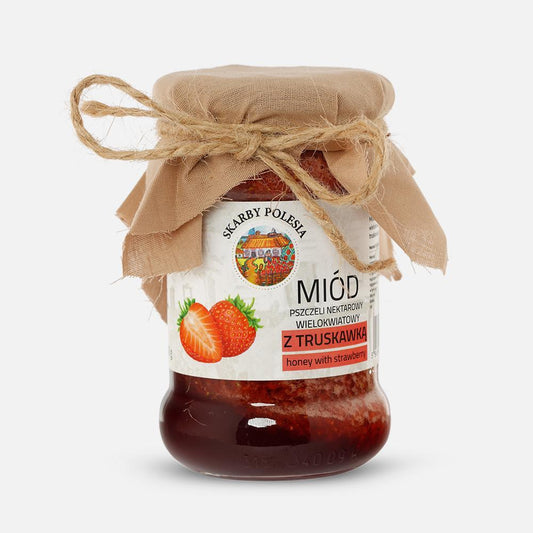 Miel mille fleurs à la Fraise